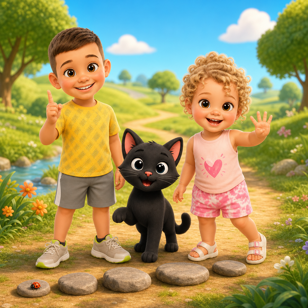 The Happy Counting Adventure — scene from the story