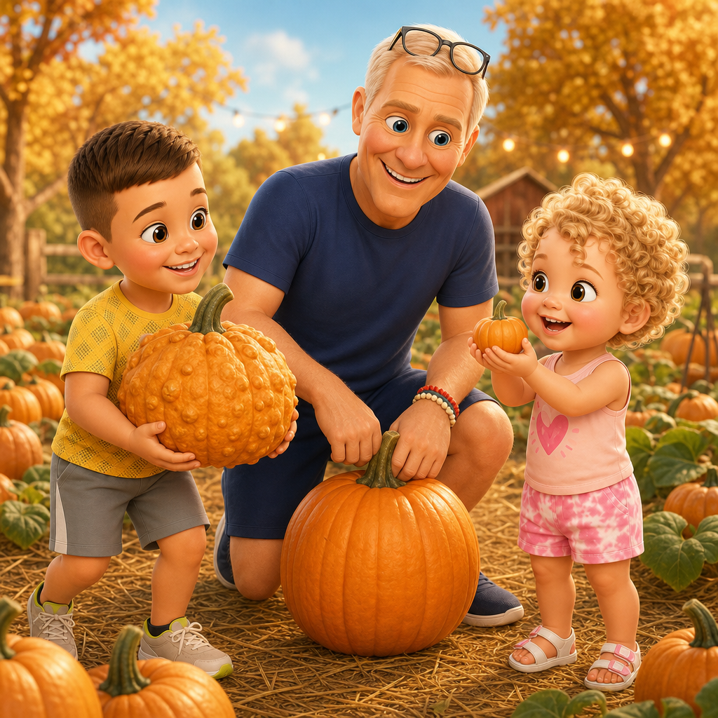 Pop's Perfect Pumpkin Hunt — scene from the story