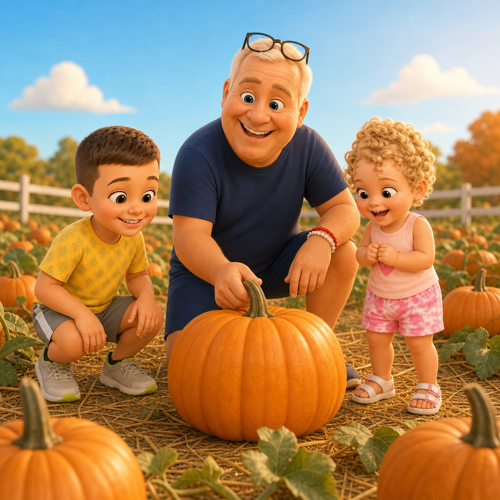 Pop's Perfect Pumpkin Hunt — scene from the story