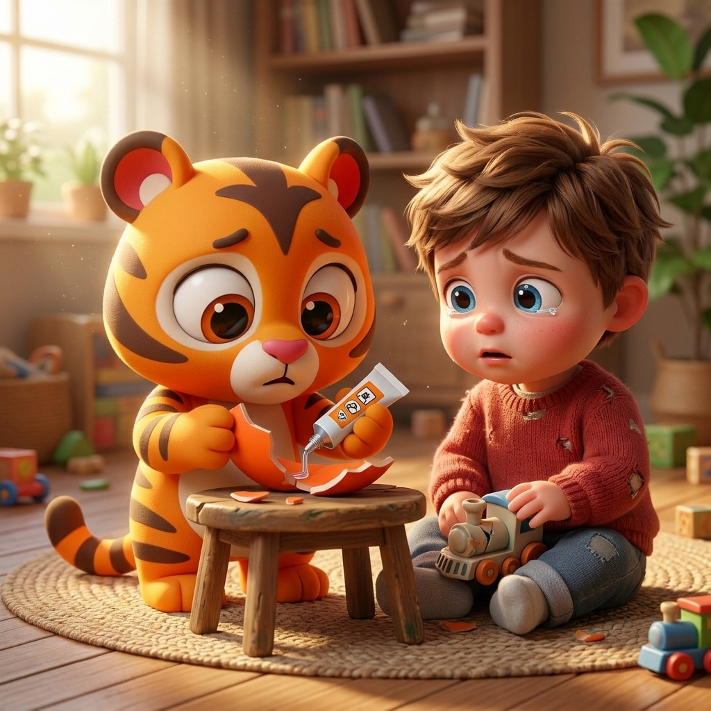 Zippy Holds Things Together — scene from the story