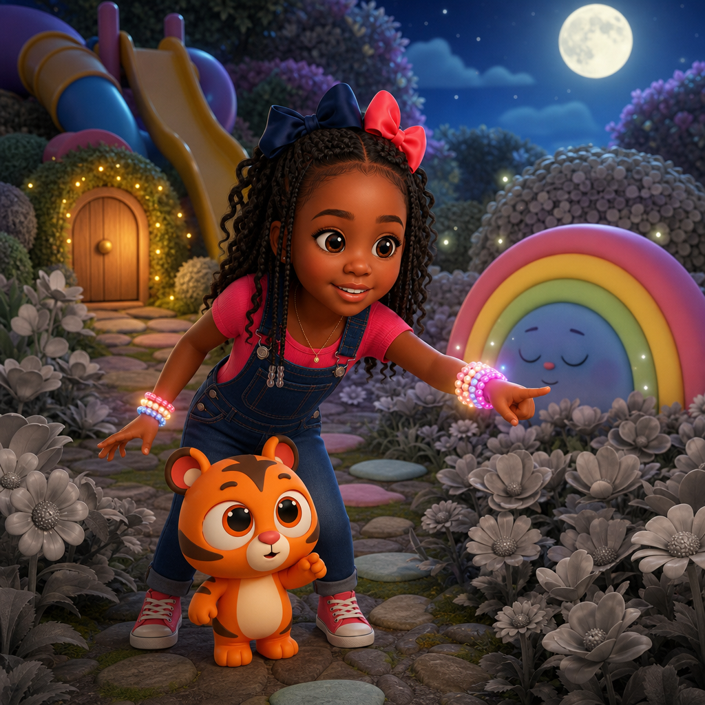 Rainbow Garden Rescue — scene from the story