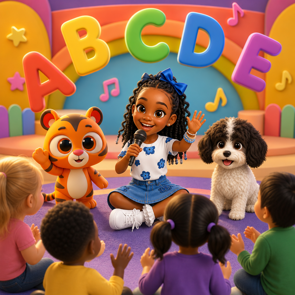 Bounce Along ABCs — scene from the story