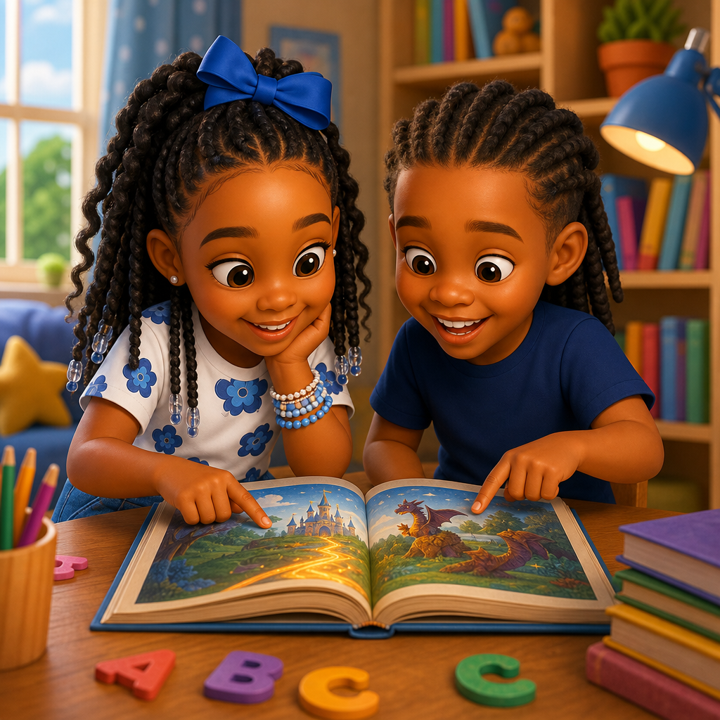 Reading Team, Go! — scene from the story