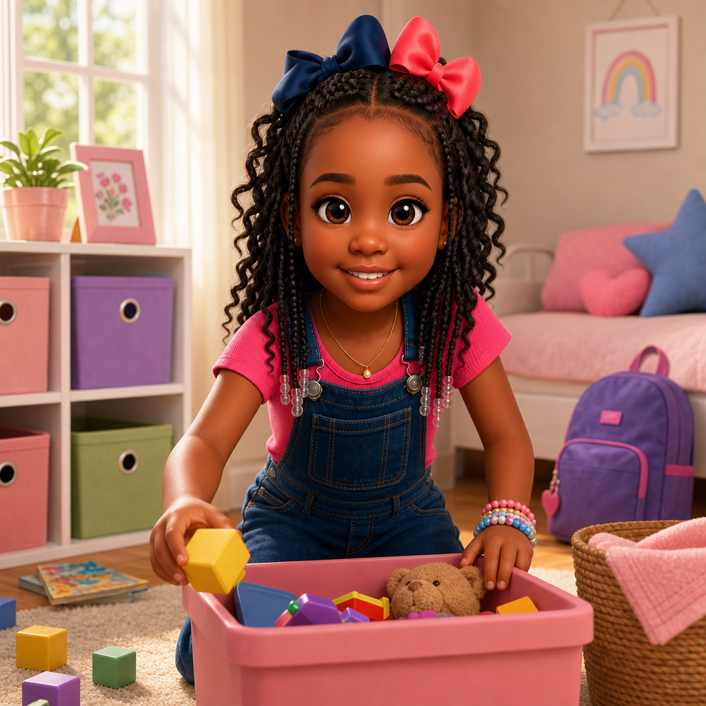 Derrica's Helping Hands — scene from the story