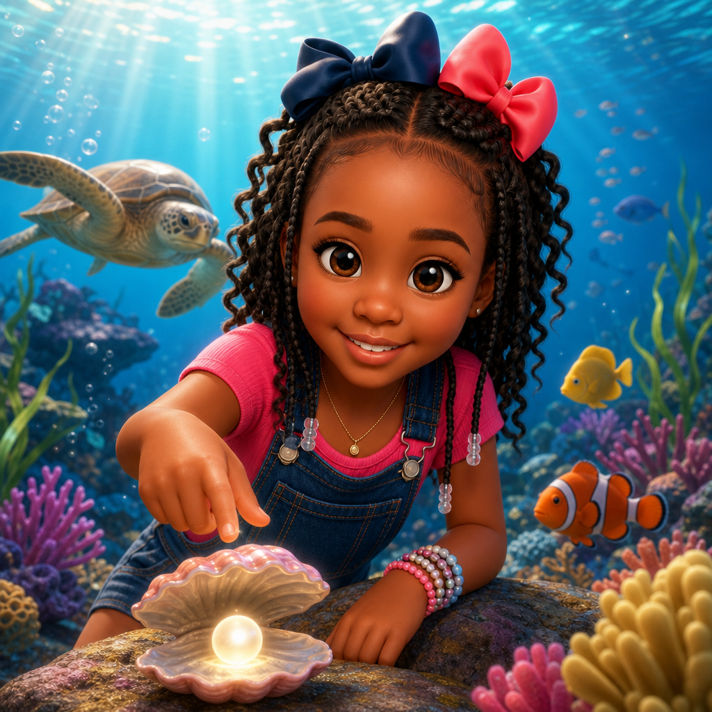 Derrica's Ocean Quest — scene from the story