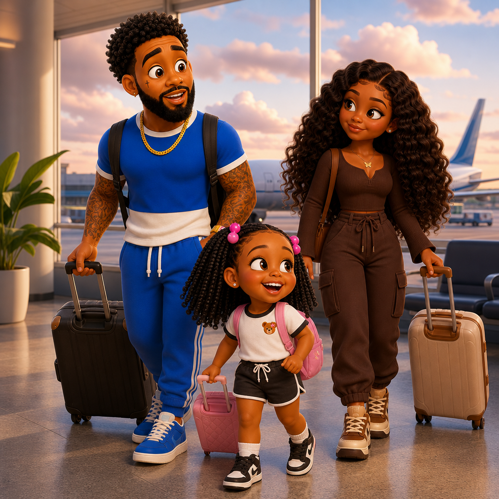Our First Family Vacation — scene from the story