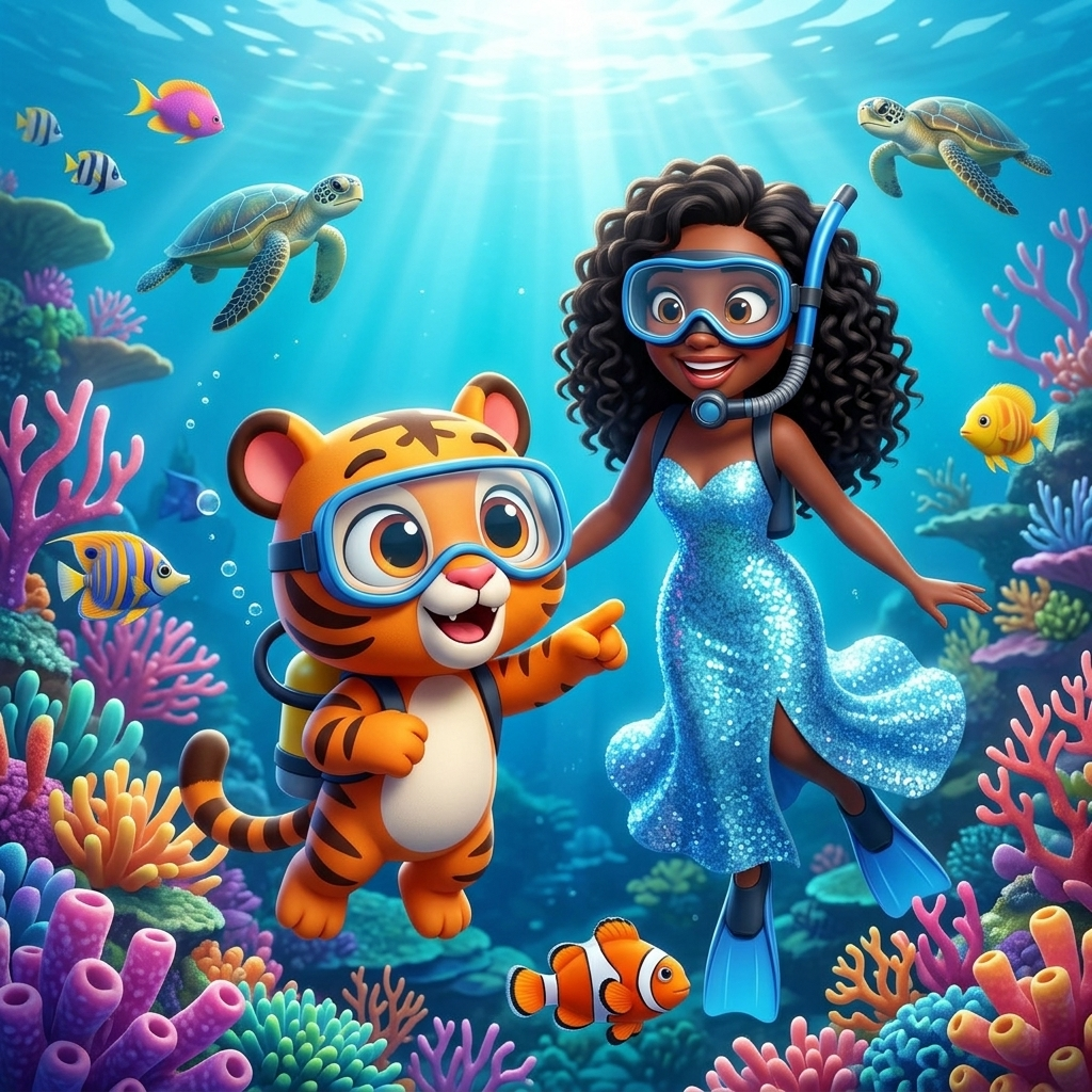 Coral Reef Big Adventure — scene from the story