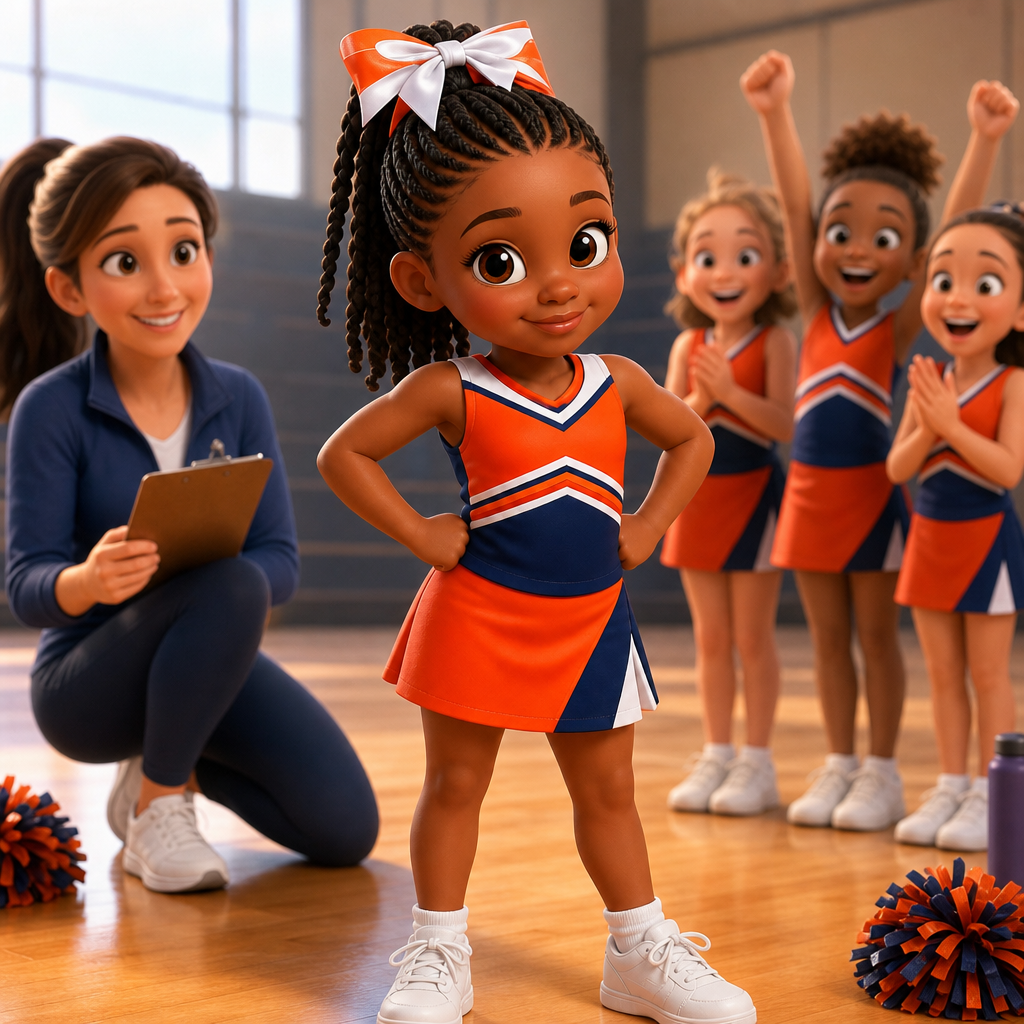 Daliya's Brave Cheer — scene from the story