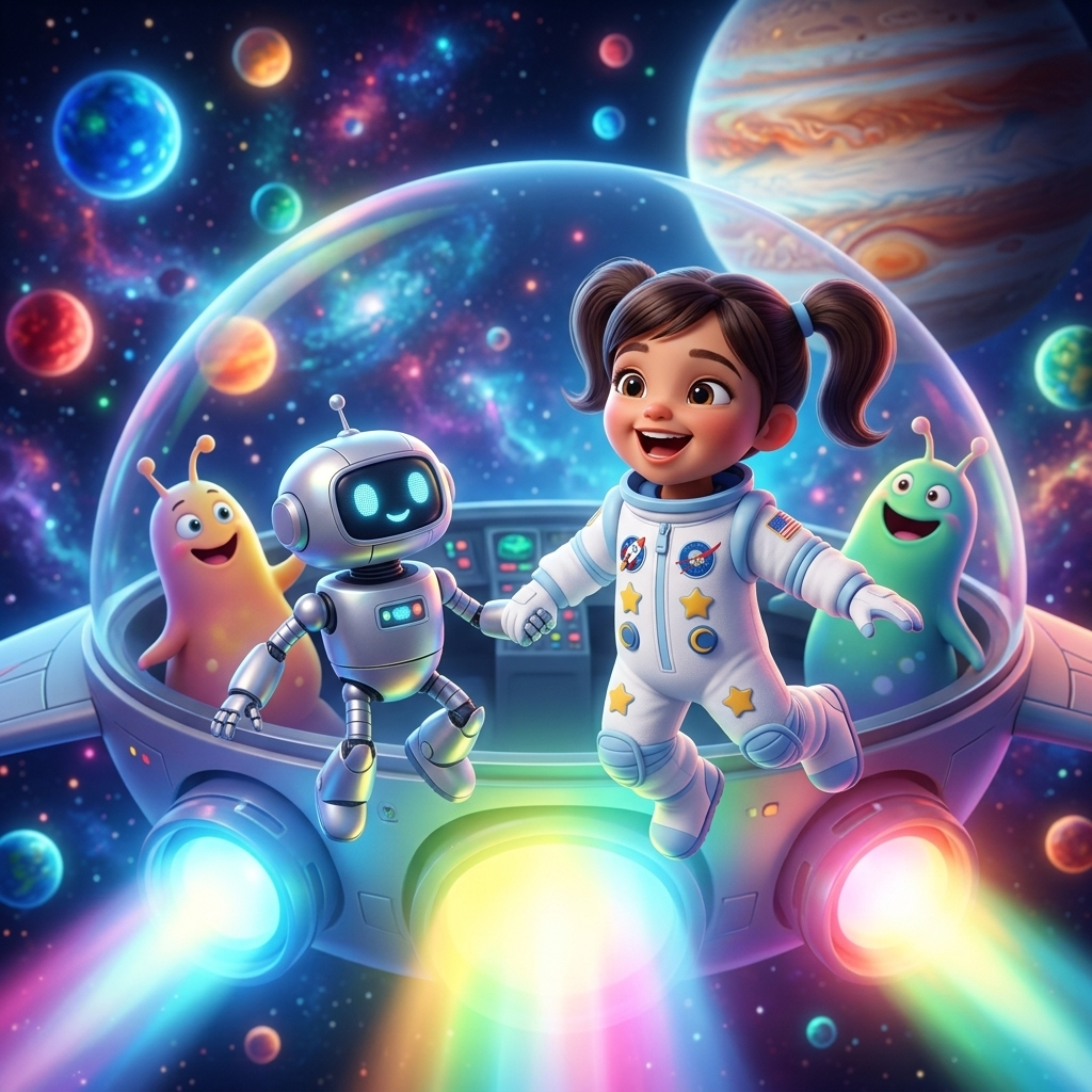 Rosalyn's Star Adventure — scene from the story