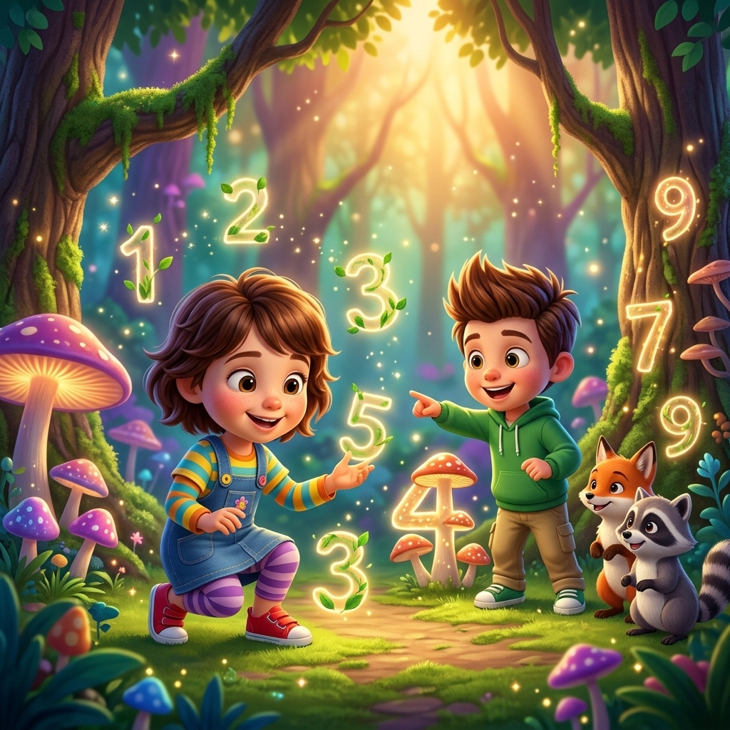 Numbers in Nature Magic — scene from the story