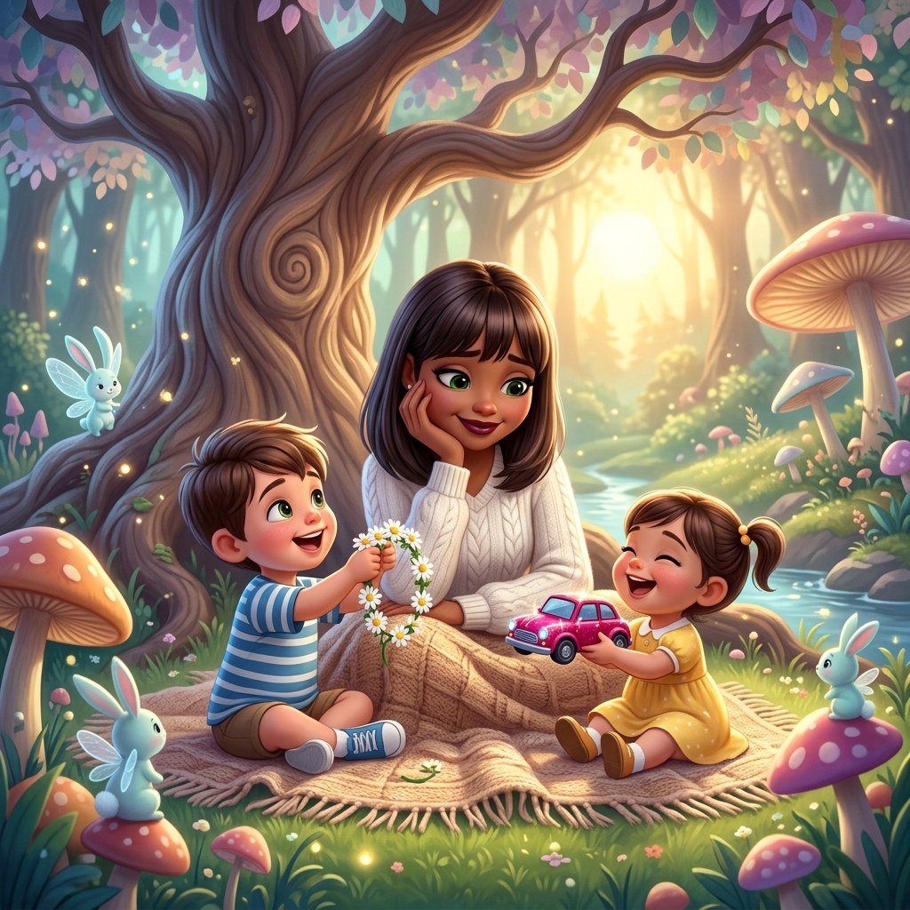 Mommy Needs A Break — scene from the story