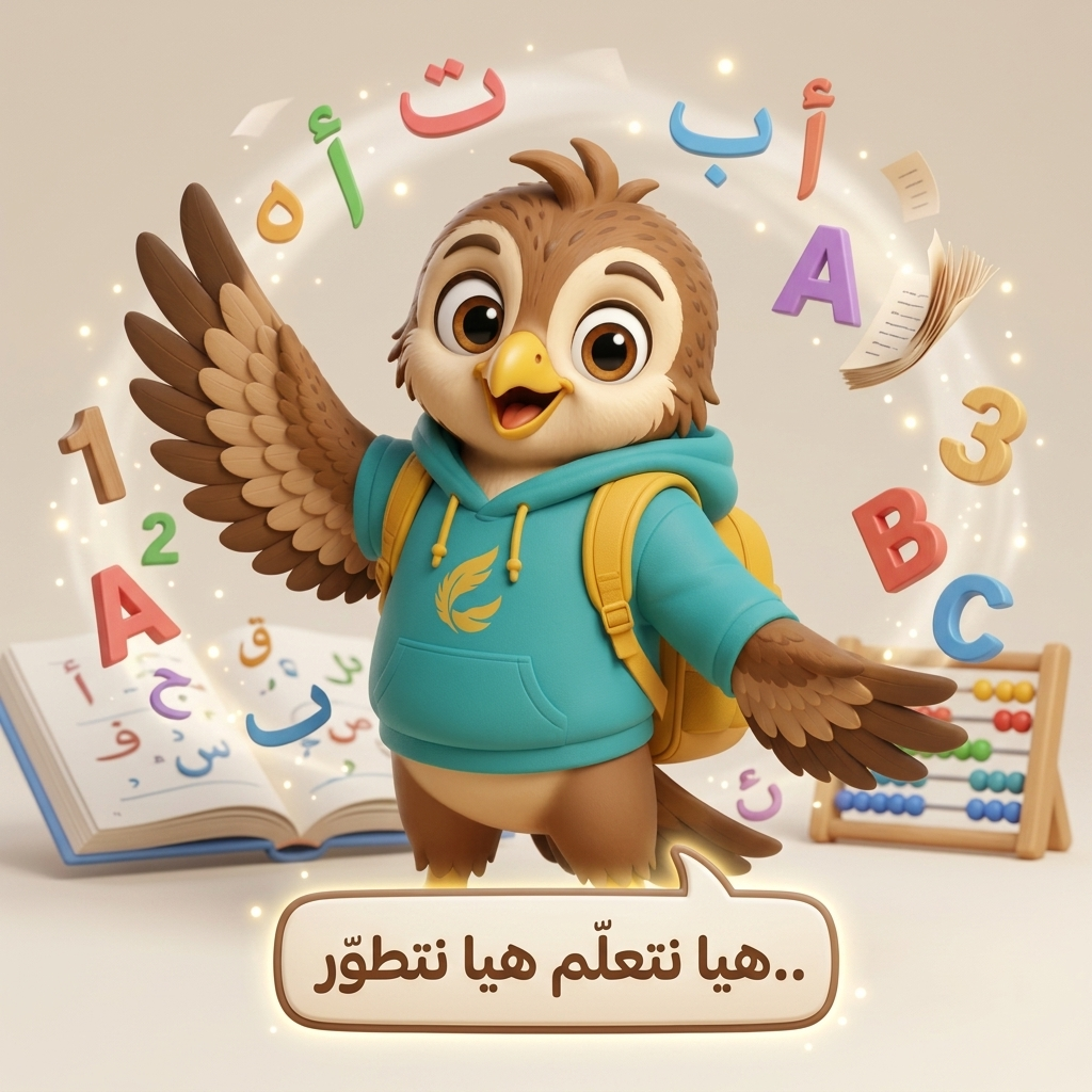 Saqr Learns and Grows — scene from the story