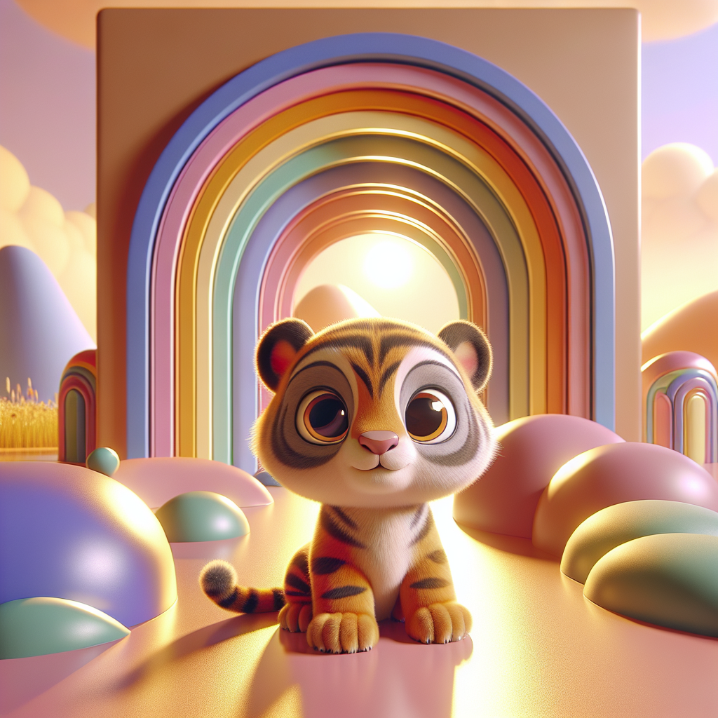 Tigey's Magical Forest Adventure — scene from the story