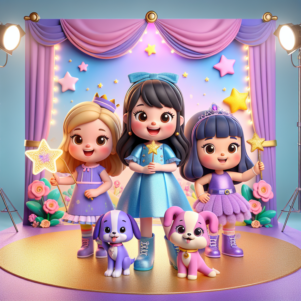 Lili Meets Pinky — scene from the story