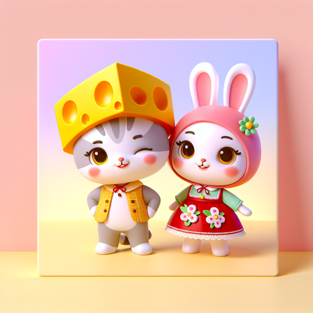 Thadsha and the Cheese Kitty — scene from the story