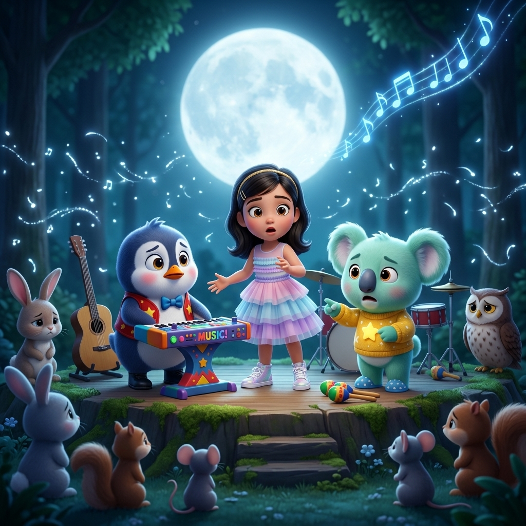 Music Saves The Night! — scene from the story