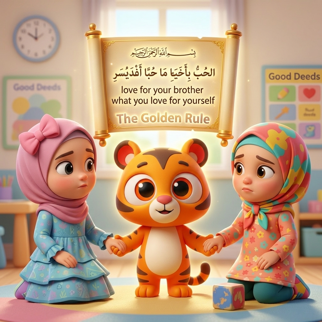 Zippy's Golden Rule Lesson — scene from the story