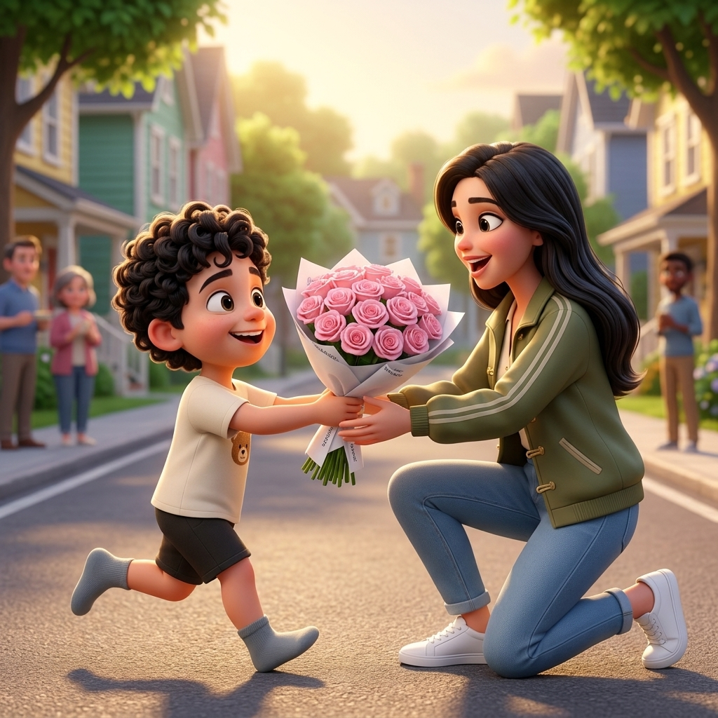 Flowers For Mama! — scene from the story