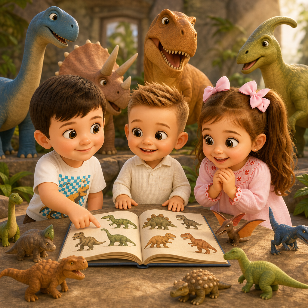 Dino ABC Adventure — scene from the story
