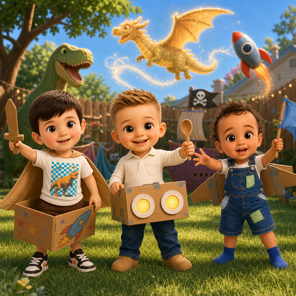 Backyard Dream Parade — scene from the story