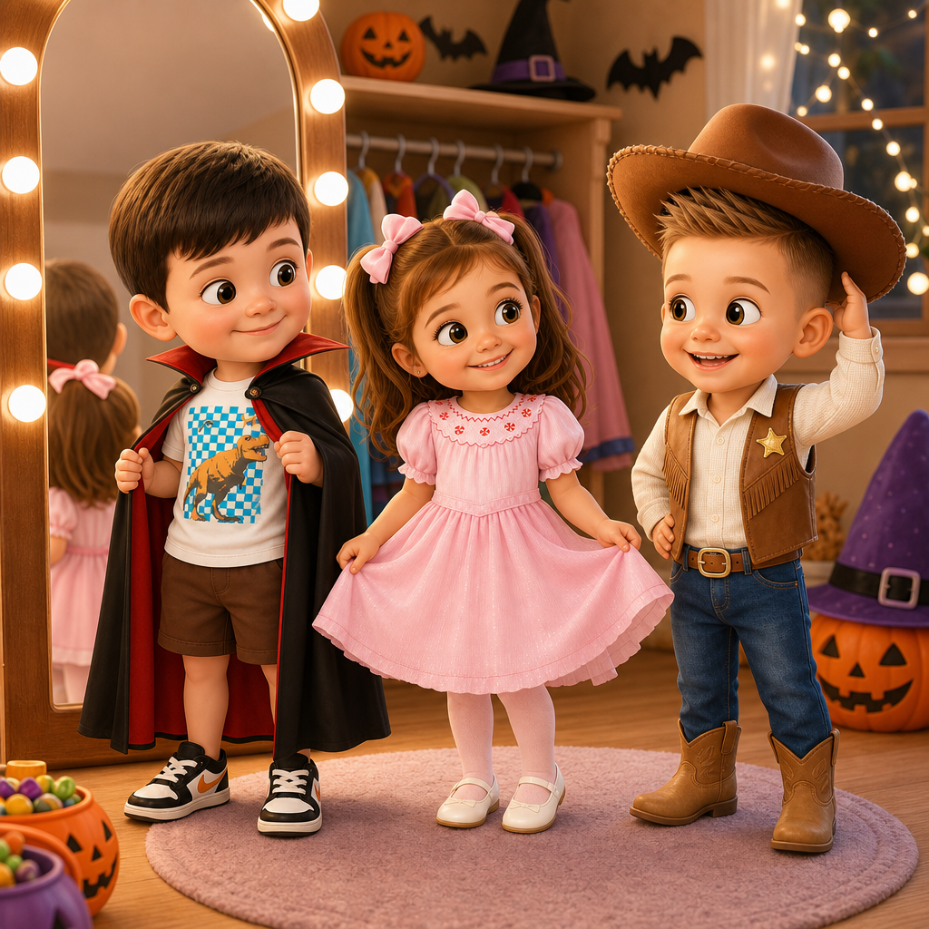 Costume Mirror Magic — scene from the story