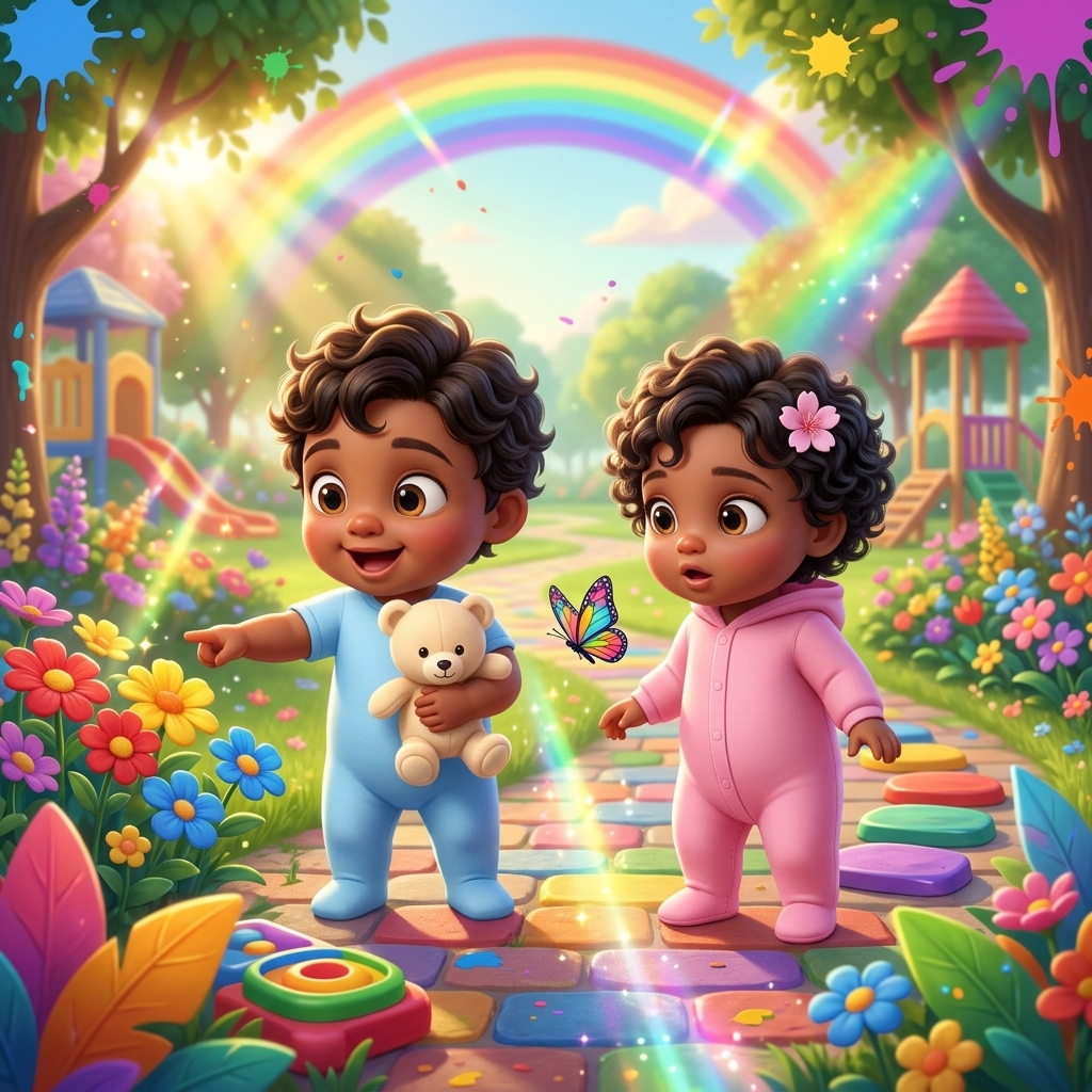 Colors All Around Us — scene from the story