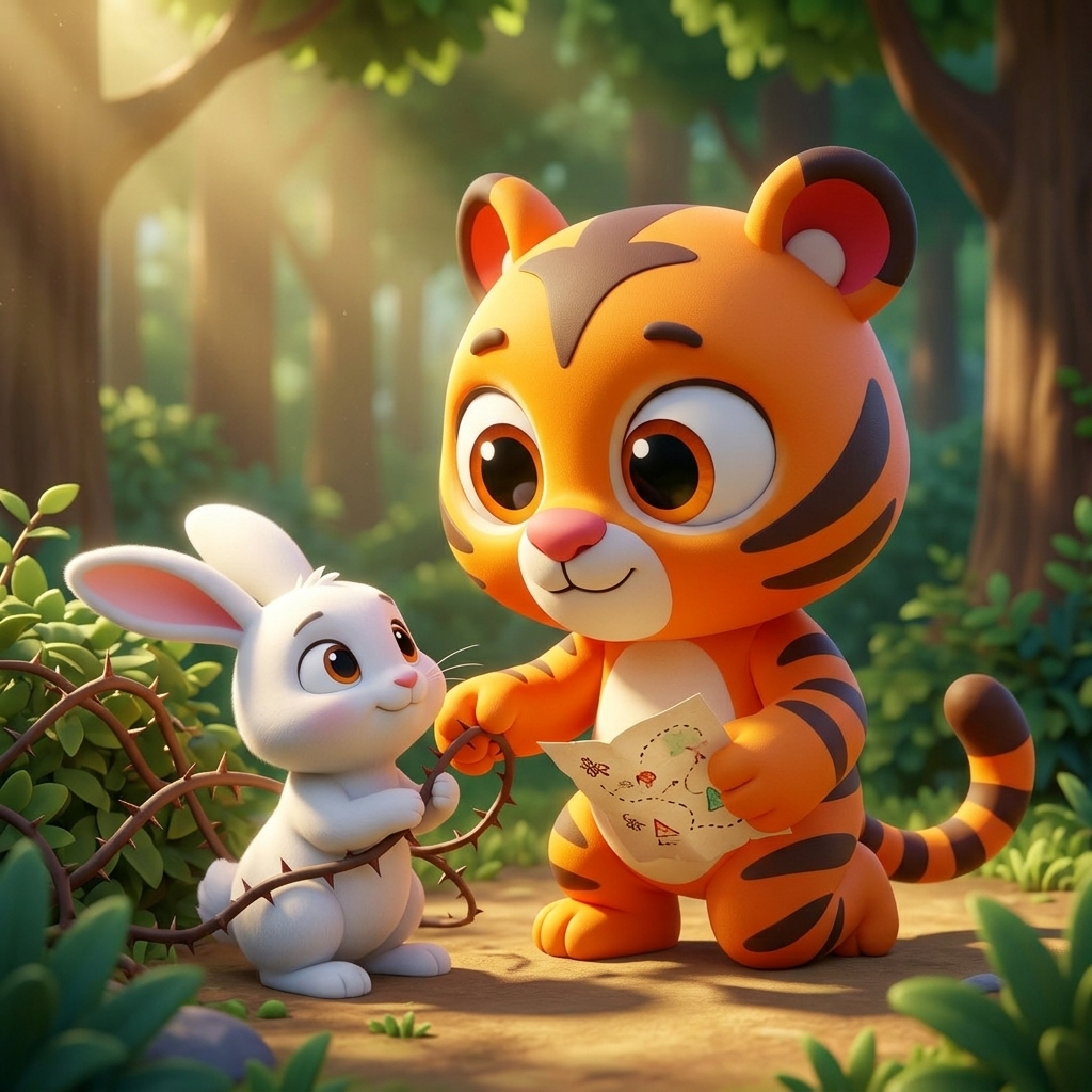 Lina's Kind Adventure — scene from the story