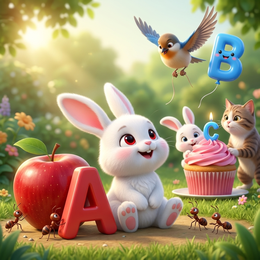 Mittu's Magical ABC Fun — scene from the story