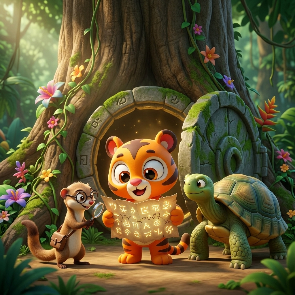 Zippy's Treasure Team Adventure — scene from the story