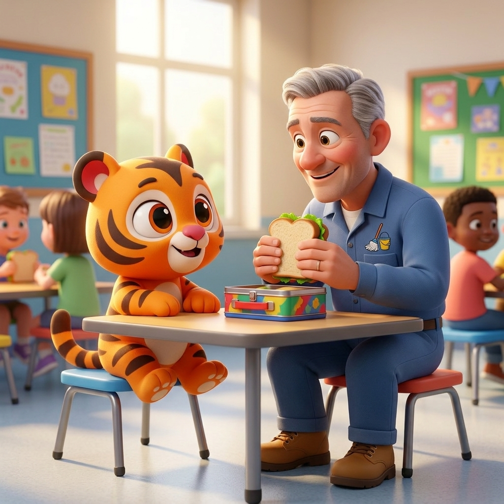 Zippy's Kind Lunch Table — scene from the story