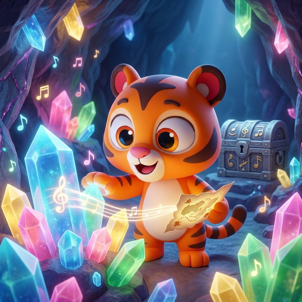 Zippy's Crystal Music Cave — scene from the story