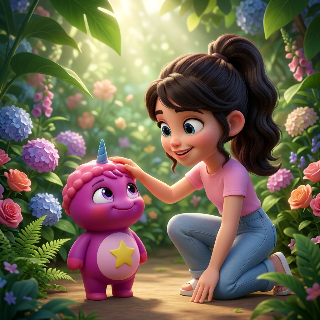 Fatima's Secret Garden Friend — scene from the story