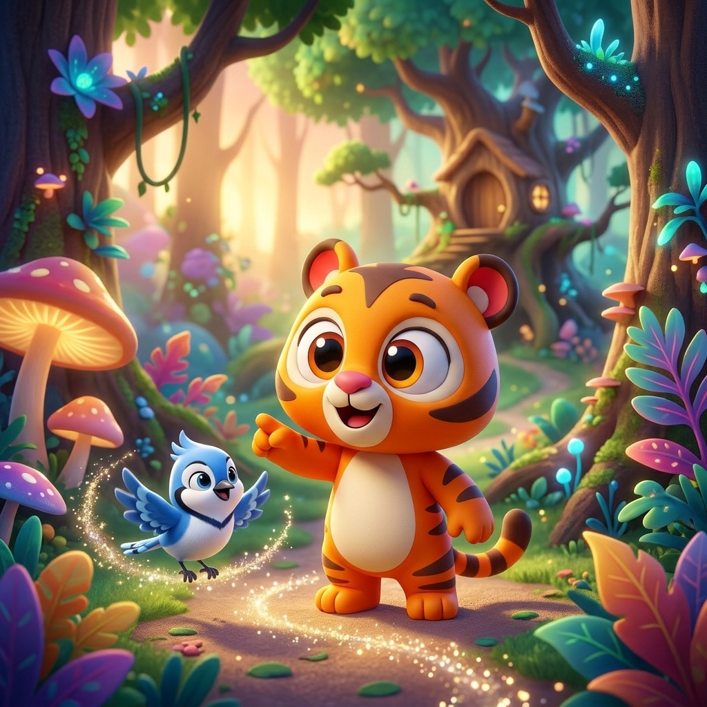 Zippy's Forest Adventure — scene from the story