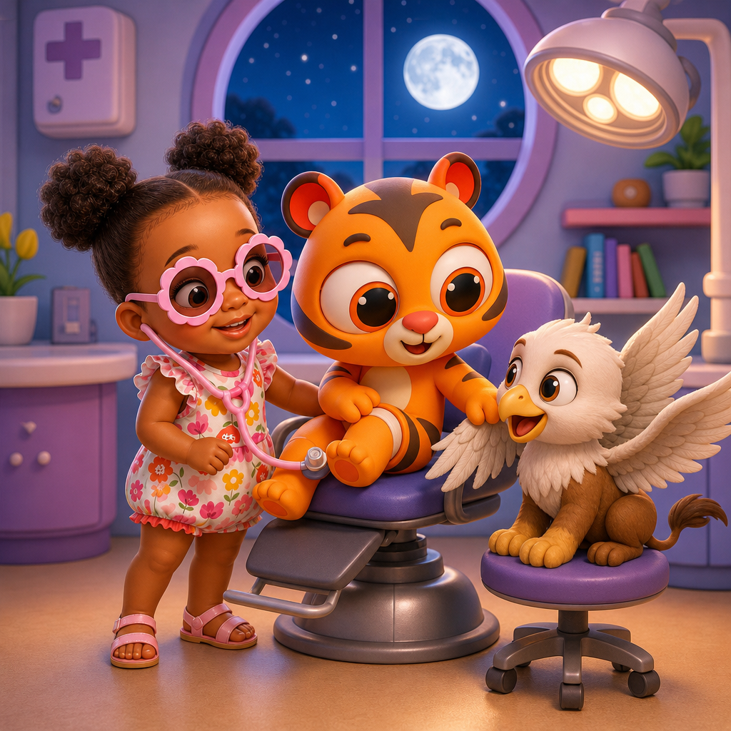 Zippy's Moonlit Checkup Spin — scene from the story