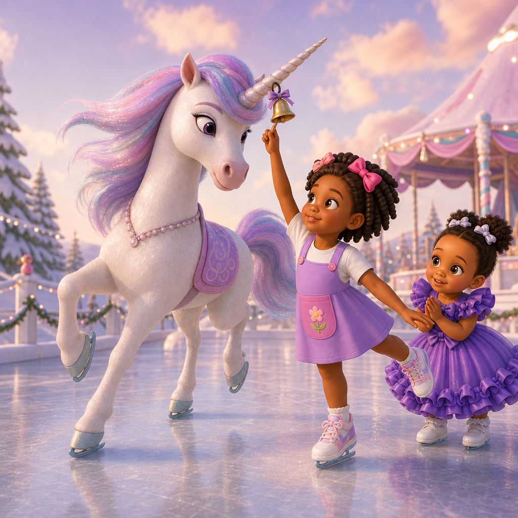The Unicorn's Jingly Glide — scene from the story