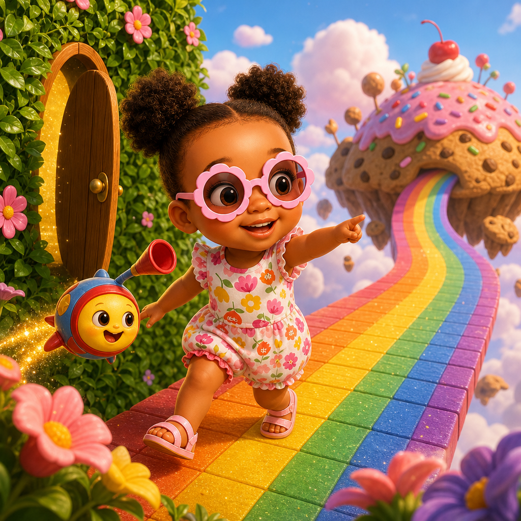 Wynter’s Rainbow Bridge Rescue — scene from the story