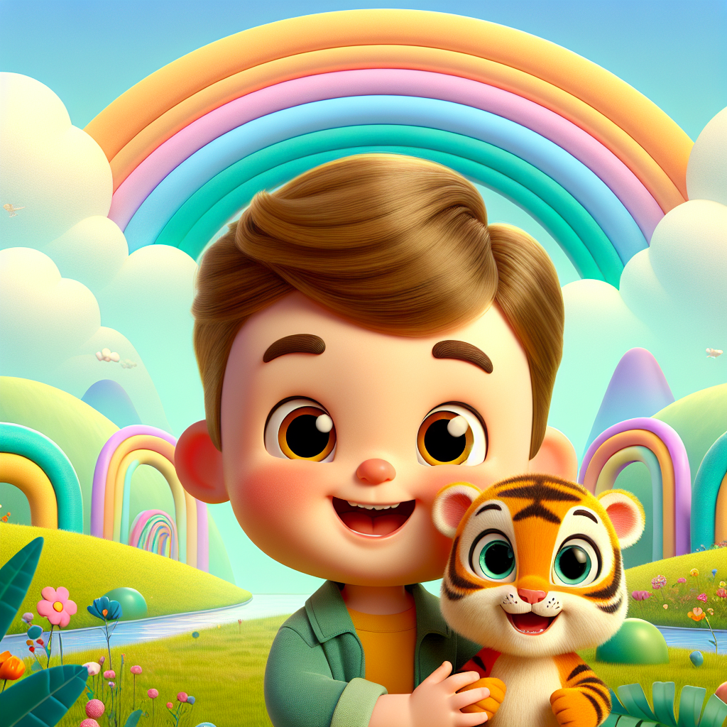 Sharing Makes Friends Happy — scene from the story