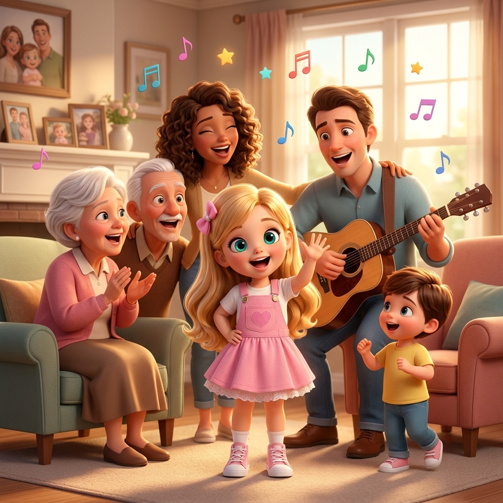 We Love Our Family! — scene from the story