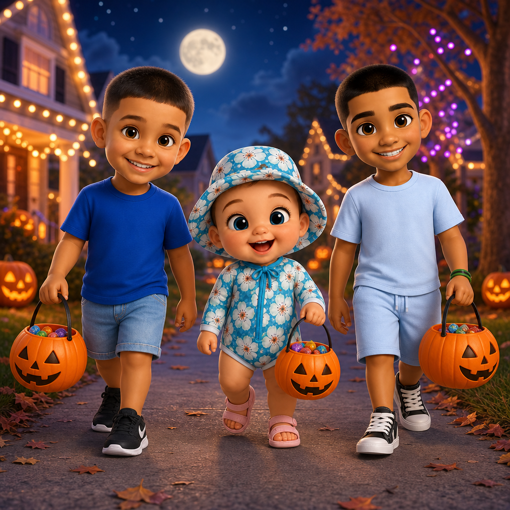 Costume Candy Parade — scene from the story