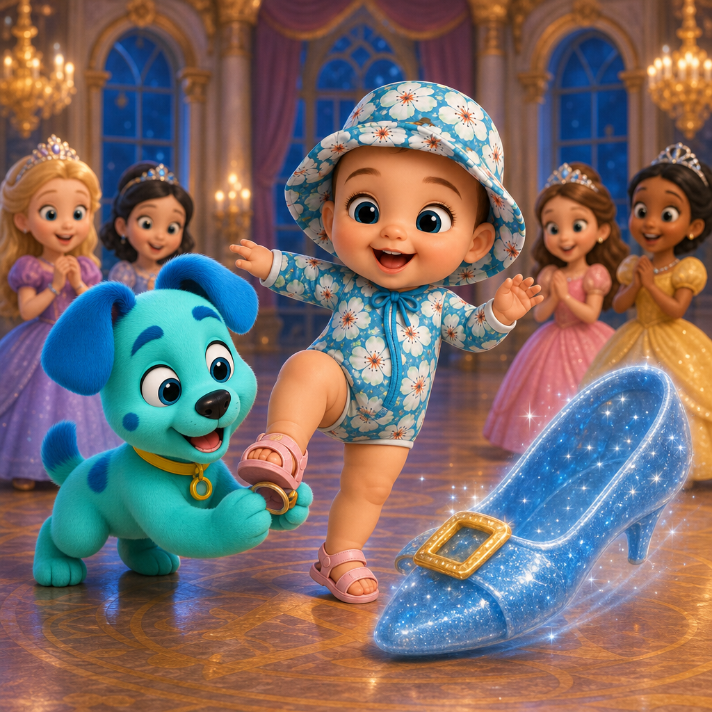 Max’s Magic Slipper Spin — scene from the story