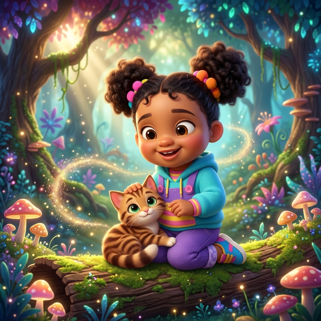 Madeeha And Her Cat — scene from the story