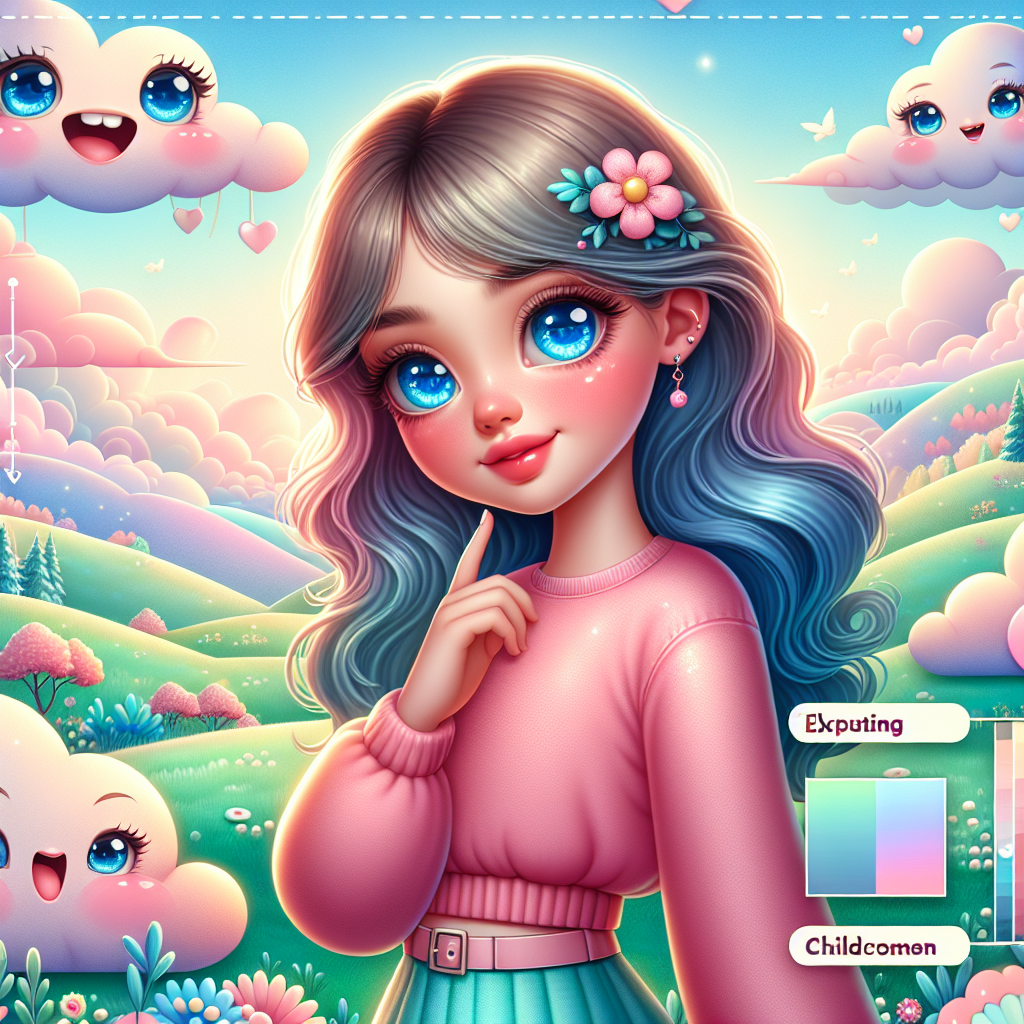 Lulu's Rainbow Strawberry Walk — scene from the story
