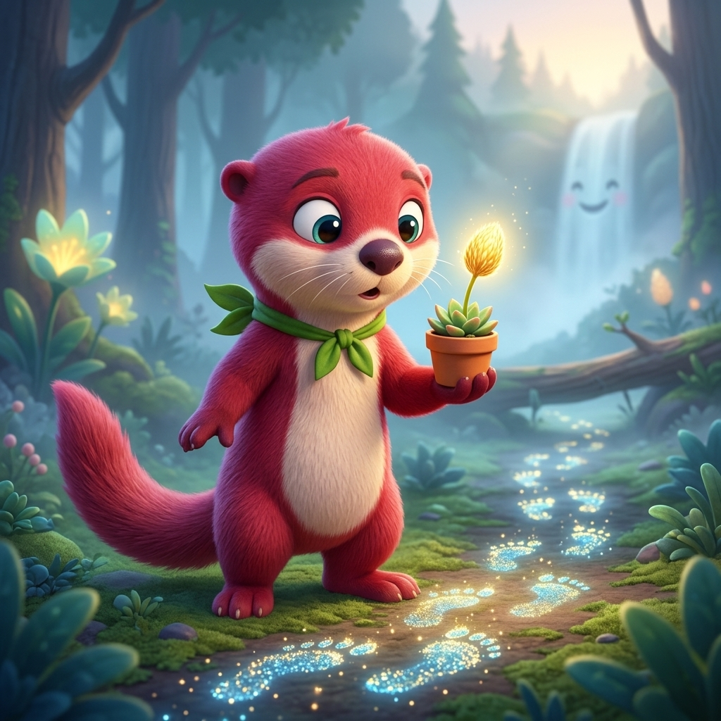 Ggg's Glowing Garden Surprise — scene from the story