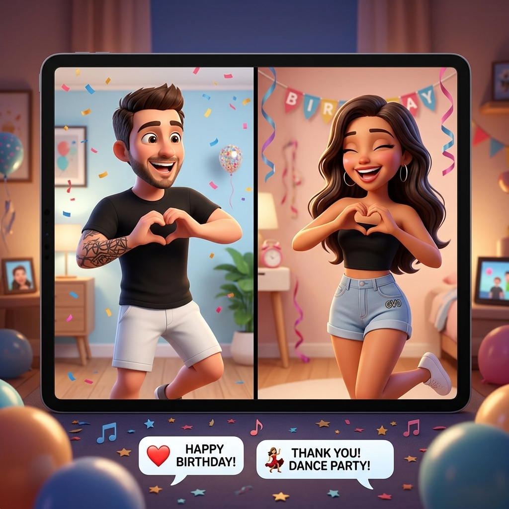 Alessandro's Birthday Dance Party — scene from the story