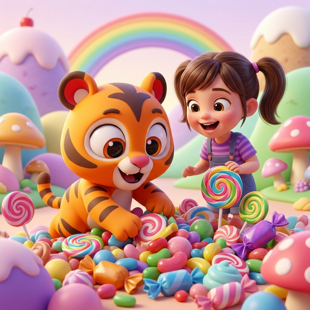 Zippy Finds the Candy! — scene from the story