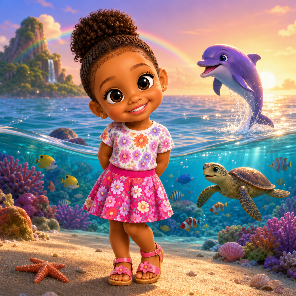 SeNyah's Ocean Quest — scene from the story
