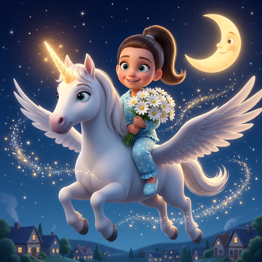 Unicorn Dreams Tonight — scene from the story