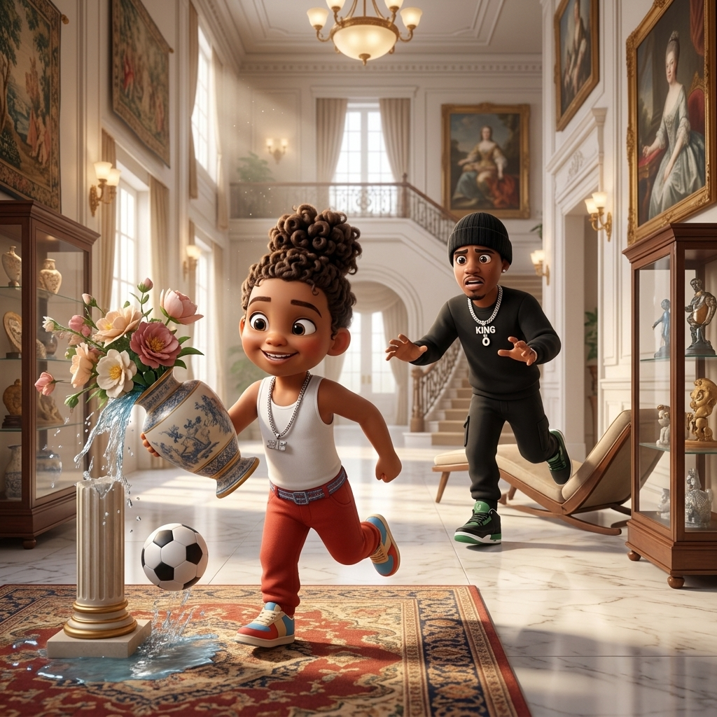 Adonis On The Run! — scene from the story