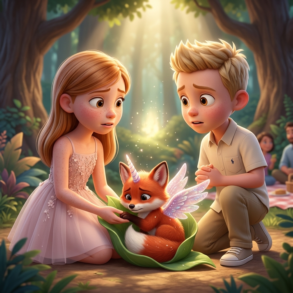Harper & Jayce's Magic Friend — scene from the story