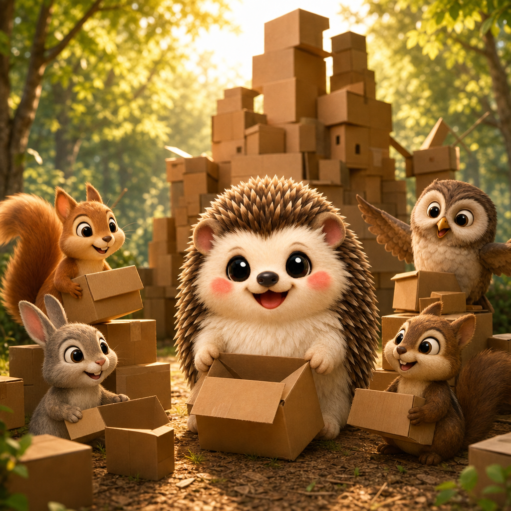 Spillo e la Torre Gigante — scene from the story